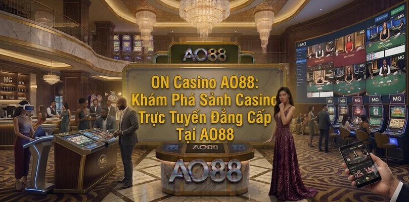 ON Casino AO88 Khám Phá Sảnh Casino Trực Tuyến Đẳng Cấp Tại AO88
