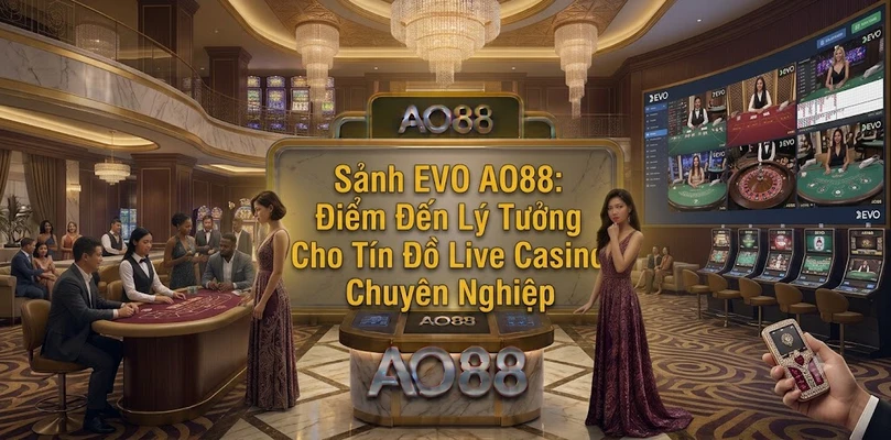 Sảnh EVO AO88 Điểm Đến Lý Tưởng Cho Tín Đồ Live Casino Chuyên Nghiệp